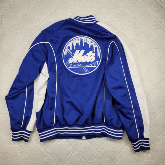 G-III Sports byCarl Banks New York Mets blue & white track jacket XXL‎ - Picture 7 of 9